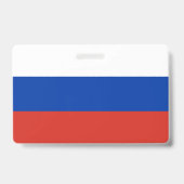 Vlag van Rusland Badge (Achterkant)