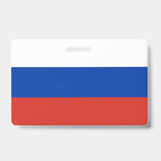 Vlag van Rusland Badge (Voorzijde)