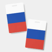 Vlag van Rusland Badge (Voor- en achterkant)