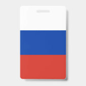 Vlag van Rusland Badge (Achterkant)