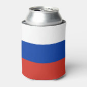 Vlag van Rusland Blikjeskoeler (Blikje Voorkant)
