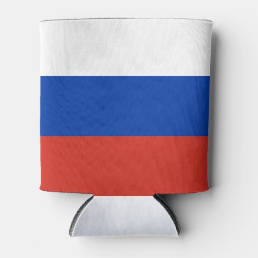 Vlag van Rusland Blikjeskoeler (Voorkant)