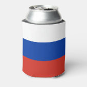 Vlag van Rusland Blikjeskoeler (Blikje Achterkant)
