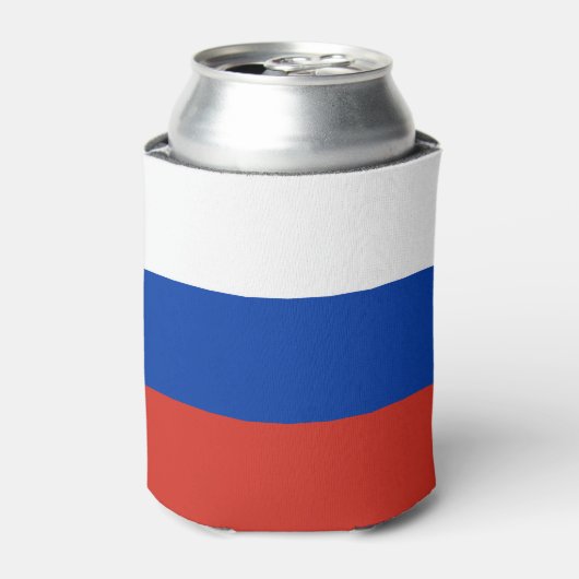 Vlag van Rusland Blikjeskoeler (Blikje Voorkant)