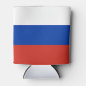 Vlag van Rusland Blikjeskoeler (Voorkant)