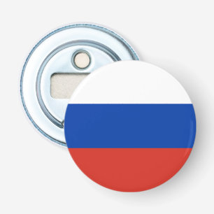 Vlag van Rusland Button Flesopener