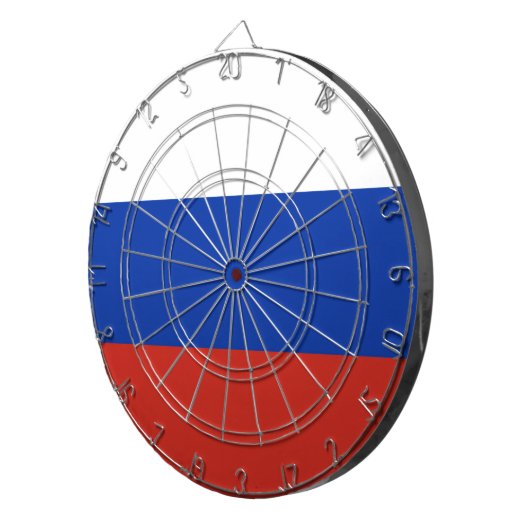 Vlag van Rusland Dartbord (Voorkant Rechts)