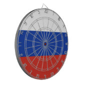 Vlag van Rusland Dartbord (Voorkant Links)