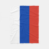 Vlag van Rusland Fleece Deken (Voorkant)
