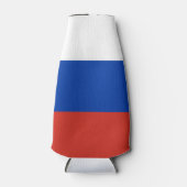 Vlag van Rusland Flesjeskoeler (Voorkant)