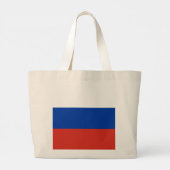 Vlag van Rusland Grote Tote Bag (Achterkant)