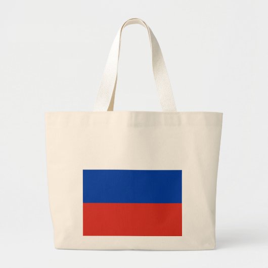 Vlag van Rusland Grote Tote Bag (Voorkant)