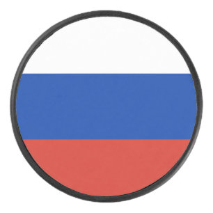 Vlag van Rusland Hockey Puck
