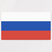 Vlag van Rusland Labels (Design 1)