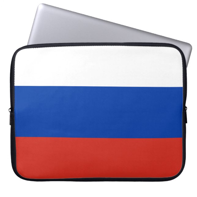 Vlag van Rusland Laptop Sleeve (Voorkant)