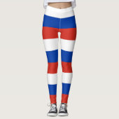 Vlag van Rusland Leggings (Voorkant)