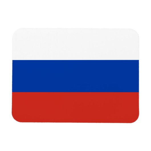 Vlag van Rusland Magneet (Horizontaal)