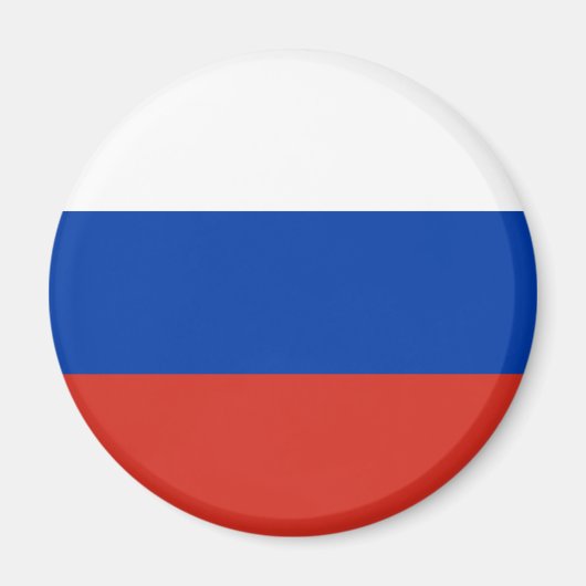 Vlag van Rusland Magneet (Voorkant)