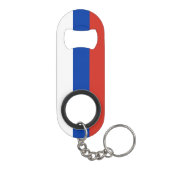Vlag van Rusland Mini Flessenopener (Achterkant)