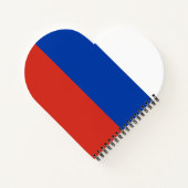 Vlag van Rusland Notitieboek (Achterkant)