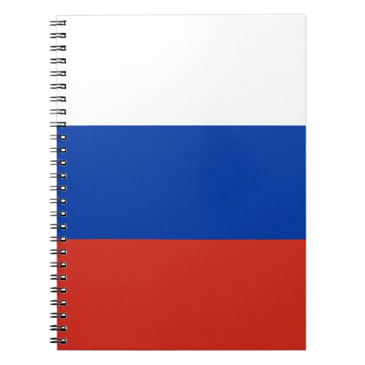 Vlag van Rusland Notitieboek (Voorkant)
