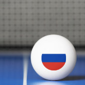 Vlag van Rusland Pingpongbal (Net)