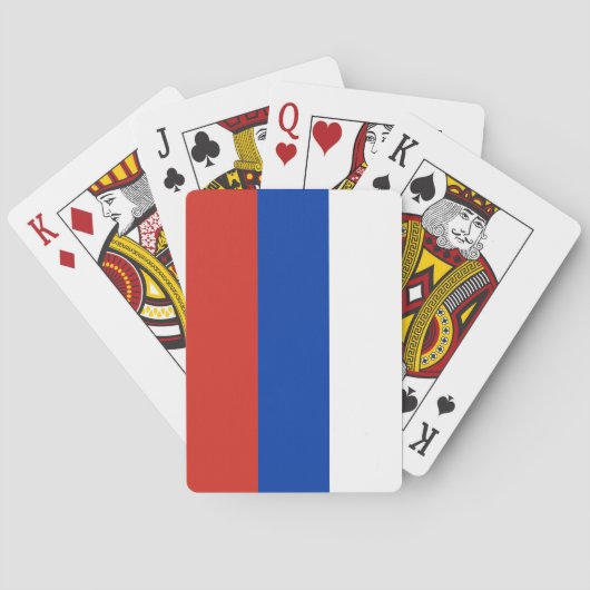 Vlag van Rusland Pokerkaarten (Achterkant)