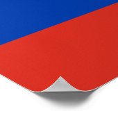Vlag van Rusland Poster (Hoek)