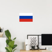 Vlag van Rusland Poster (Thuiskantoor)