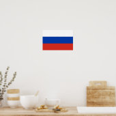 Vlag van Rusland Poster (Keuken)