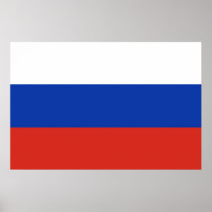 Vlag van Rusland Poster