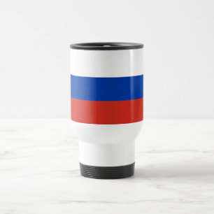 Vlag van Rusland Reisbeker
