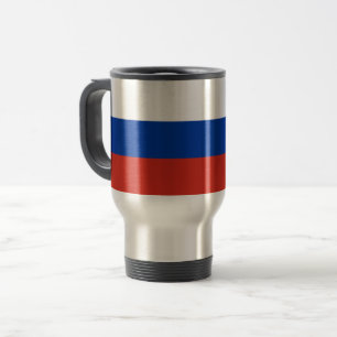 Vlag van Rusland Reisbeker