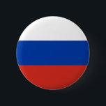 Vlag van Rusland Ronde Button 5,7 Cm<br><div class="desc">Patriottische vlag van Rusland.</div>
