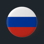 Vlag van Rusland Ronde Button 5,7 Cm<br><div class="desc">Patriottische vlag van Rusland.</div>