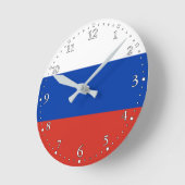 Vlag van Rusland Ronde Klok (Hoek)