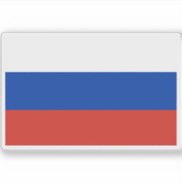 Vlag van Rusland (Russische Federatie) Sticker