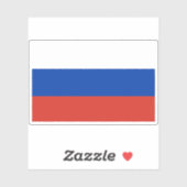 Vlag van Rusland (Russische Federatie) Sticker (Vel)