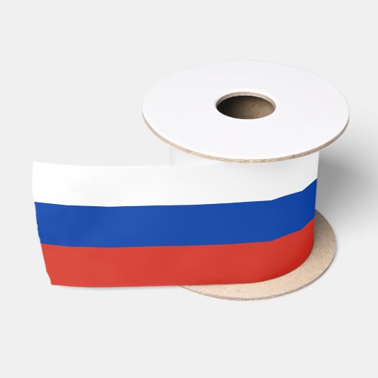 Vlag van Rusland Satijnen Lint (Spoel)