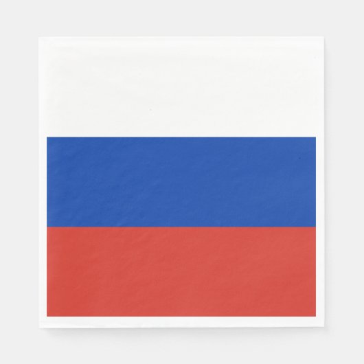 Vlag van Rusland Servet (Voorkant)