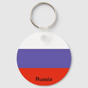 Vlag van Rusland Sleutelhanger