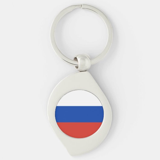 Vlag van Rusland Sleutelhanger (Voorkant)