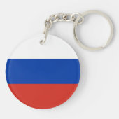 Vlag van Rusland Sleutelhanger (Achterkant)