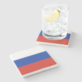 Vlag van Rusland Stenen Onderzetter (Zijkant)