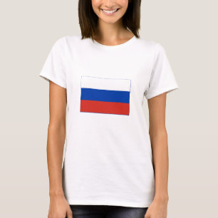 Vlag van Rusland T-shirt