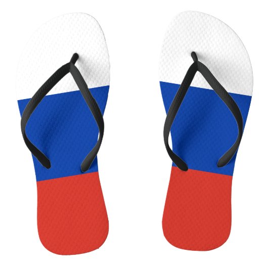 Vlag van Rusland Teenslippers (Voetbed)
