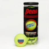 Vlag van Rusland Tennisballen (Doos)