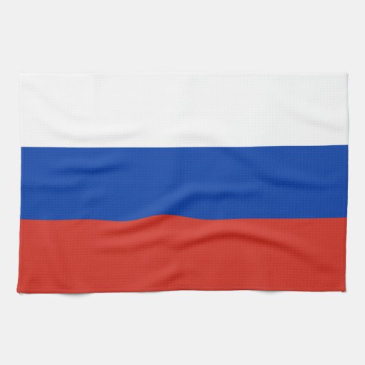 Vlag van Rusland Theedoek (Horizontaal)