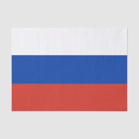 Vlag van Rusland Tissuepapier (Voorkant)