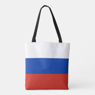 Vlag van Rusland Tote Bag